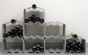 模块化波浪酒架