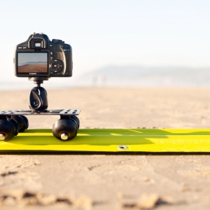 便携充气摄像滑轨