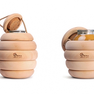 蜂蜜罐头的新包装