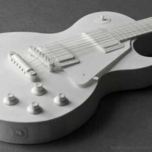 电吉他纸板模型