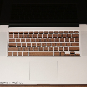 漂亮的木质键盘贴