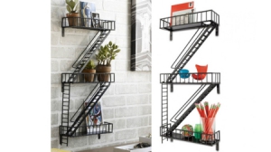 趣味逃生楼梯置物架