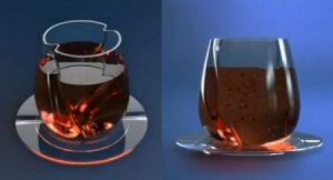 可“自动”搅拌的咖啡杯