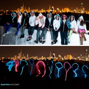 有趣的拉链光影外套