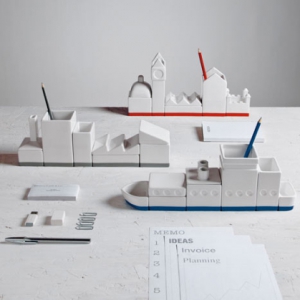 陶瓷笔筒之趣味建筑模块