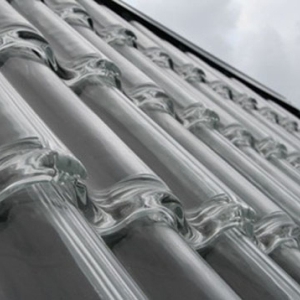 吸热节能的玻璃瓦