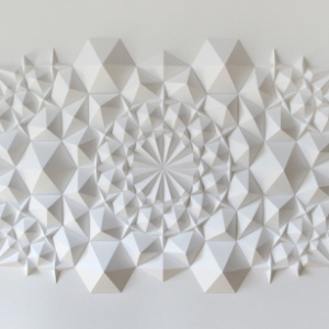 复杂精美的几何折纸作品