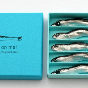 可爱的小鱼干筷子架