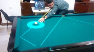 台球入门必备之球迹辅助投影