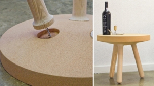 开瓶器一样的桌腿