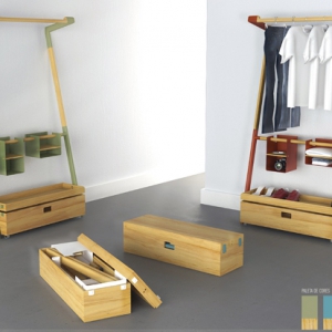 可拆卸的便捷衣架套件