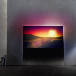 未来感十足的飞利浦超薄电视