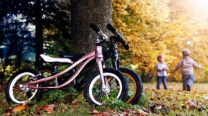 碳纤维版儿童跑步单车