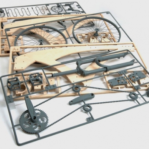 DIY拼装自行车模型