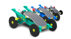 玩不坏的太阳能板泡沫玩具车