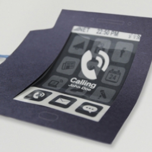 来电变形的手机