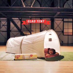 一次性垃圾袋帐篷