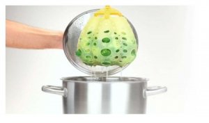 便捷硅胶蒸煮篮