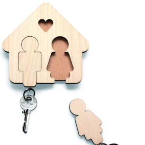 温馨情侣钥匙架