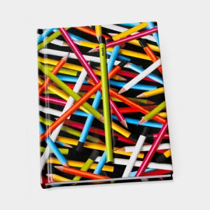 封皮藏笔的笔记本