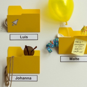 文件夹壁挂置物架