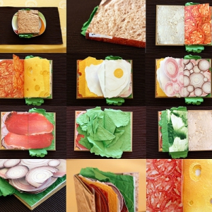 “香嫩可口”汉堡书