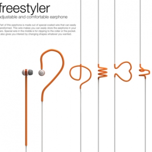 自由塑性耳机线