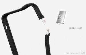 手机外壳“充”电线