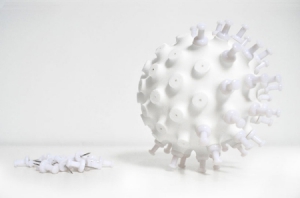 趣味“毛刺”图钉球