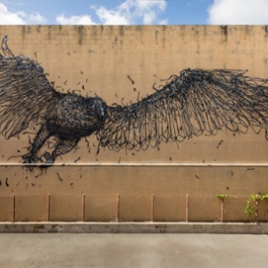 霸气外露的动感壁画