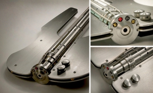 纯金属贝斯吉他