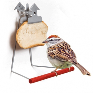 简易喂鸟架