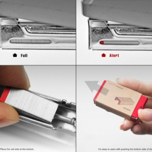 “警示”订书钉