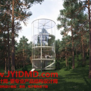 密林深处的玻璃屋