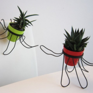 趣味章鱼花盆架