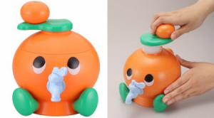 超萌的橘子榨汁机