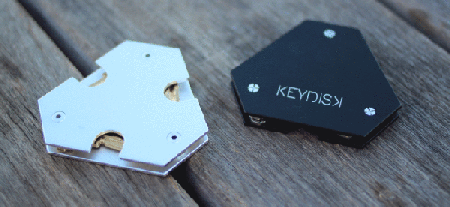 超薄三角钥匙扣