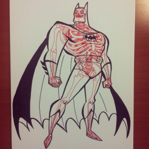 卡通人物的“裸眼”X光透视