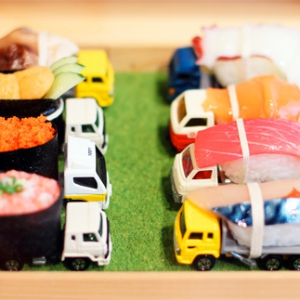 可爱的寿司卡车