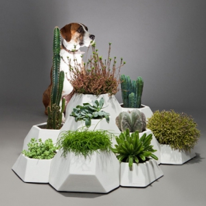 立体拼图花盆组