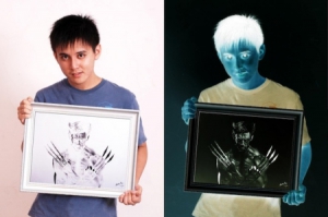 给力的负片素描