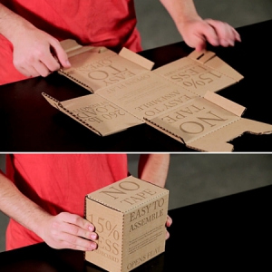 环保的快速包装纸盒