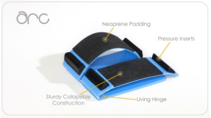 放松颈部的弧形枕
