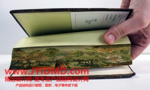 隐藏在书侧的四季画作