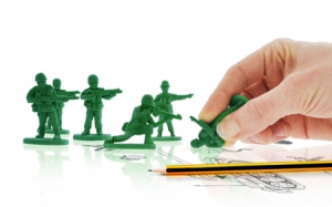 与错误打仗的小绿人橡皮