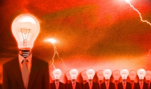 灯泡激发的无线信号