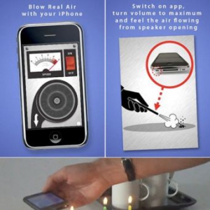 用iPhone吹蜡烛
