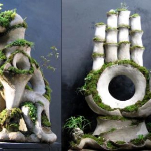 苔藓雕塑赏