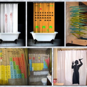 有个性的浴帘欣赏