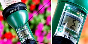 能够显示用水量的喷头